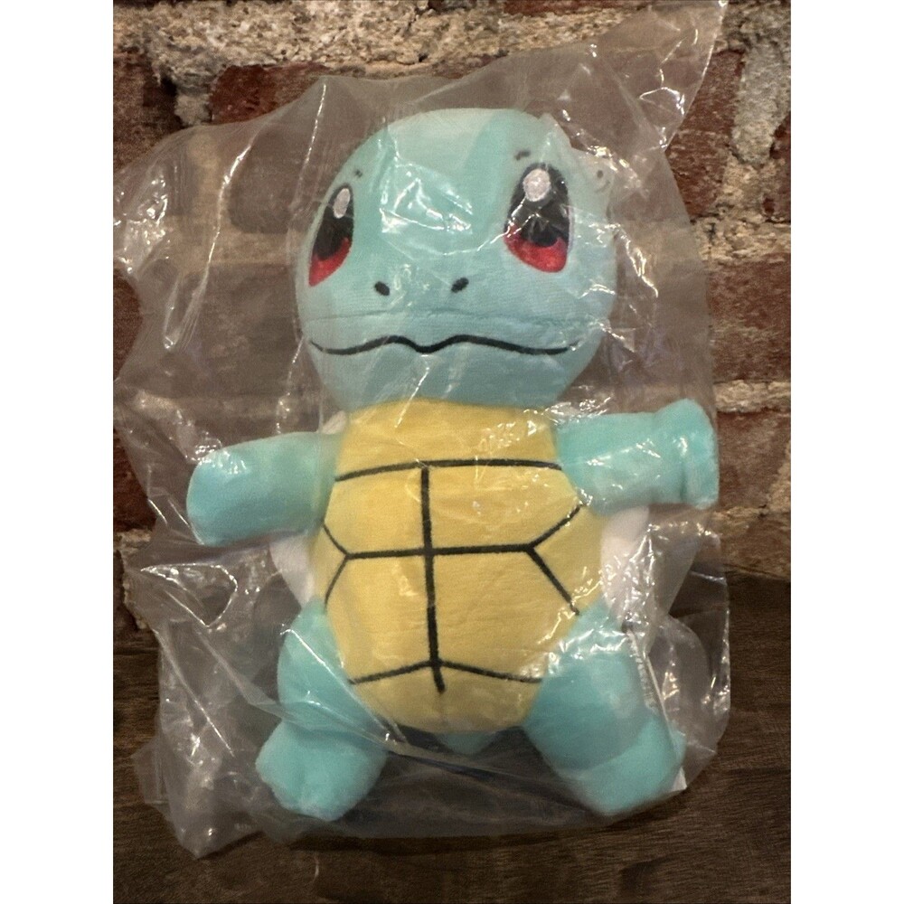 Plush SQUIRTLE Pokémon From AOGER. Brand New Still In Seal With Tags!! 7inch